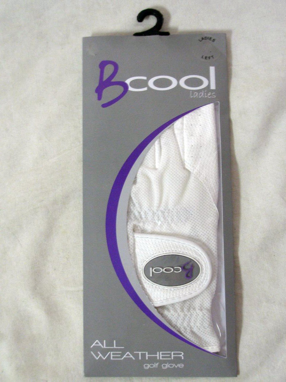 Quality Sports B Cool All Weather Golf Glove (White, Left, Medium, Ladies)