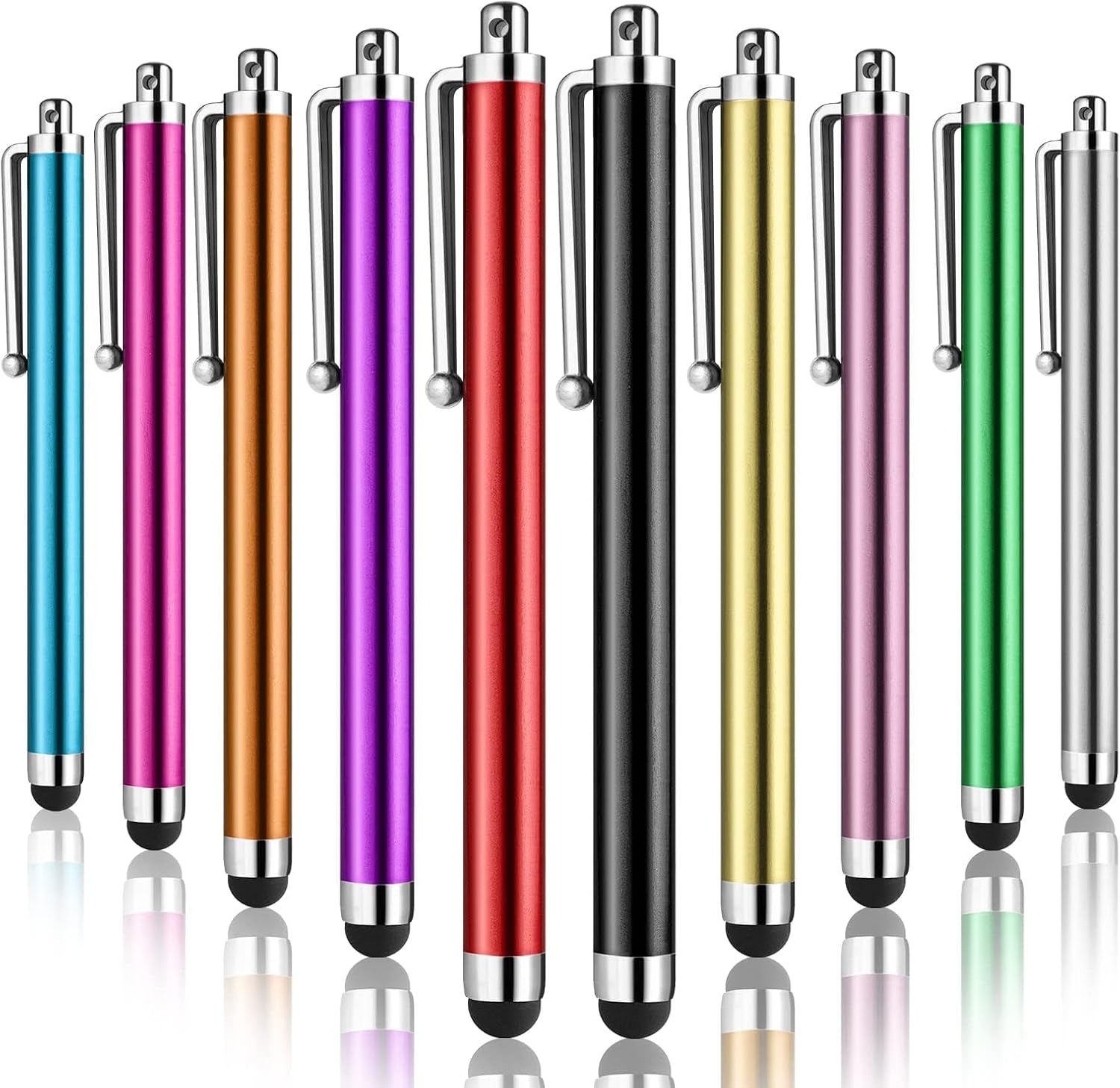 Stylus Pens for Touch Screens, Abiarst High Precision Universal Stylus for iPad iPhone Tablets Samsung Galaxy All Capacitive Touch Screens (10-Pack)