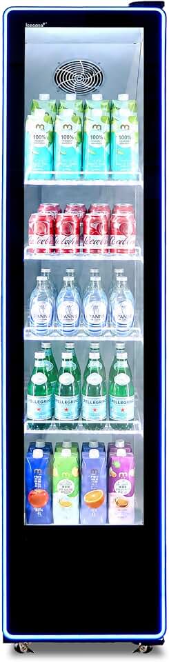 ICECASA 11 Cu.ft Display Refrigerator Ambient LED lighting
