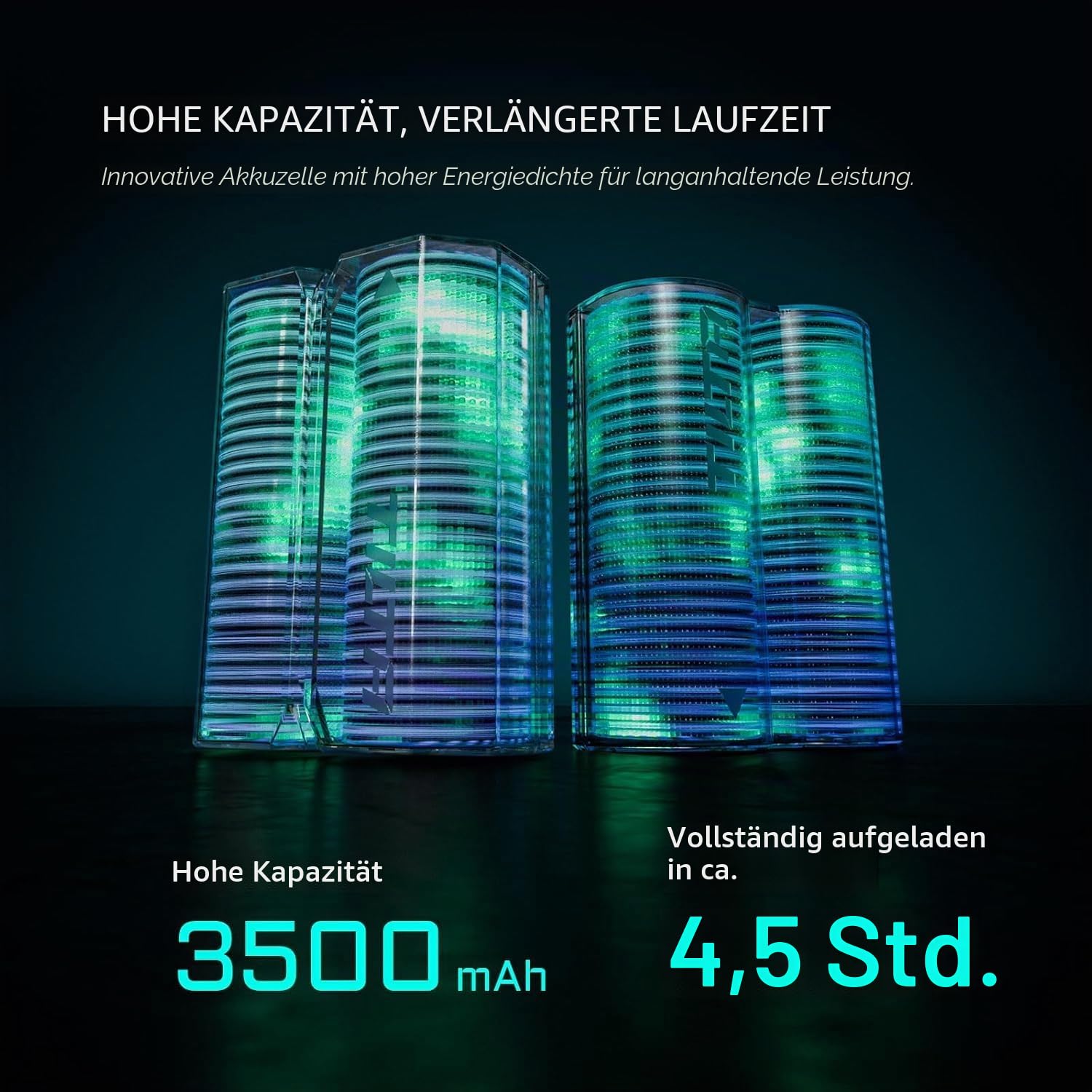 TILTA NP-F550 Akku (3500 mAh) für LED-Leuchten, Monitore und Nucleus M II TNP-F550-GN