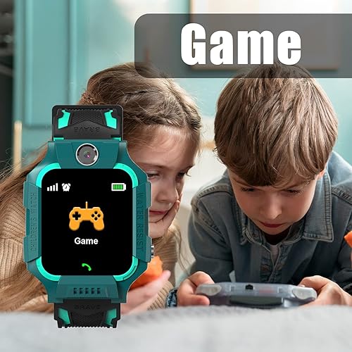 Miniatura 3 de PTHTECHUS Reloj inteligente de regalo para niños reloj inteligente para niños y niñas con SOS Help 7 juegos reproductor de música MP3 cámara HD