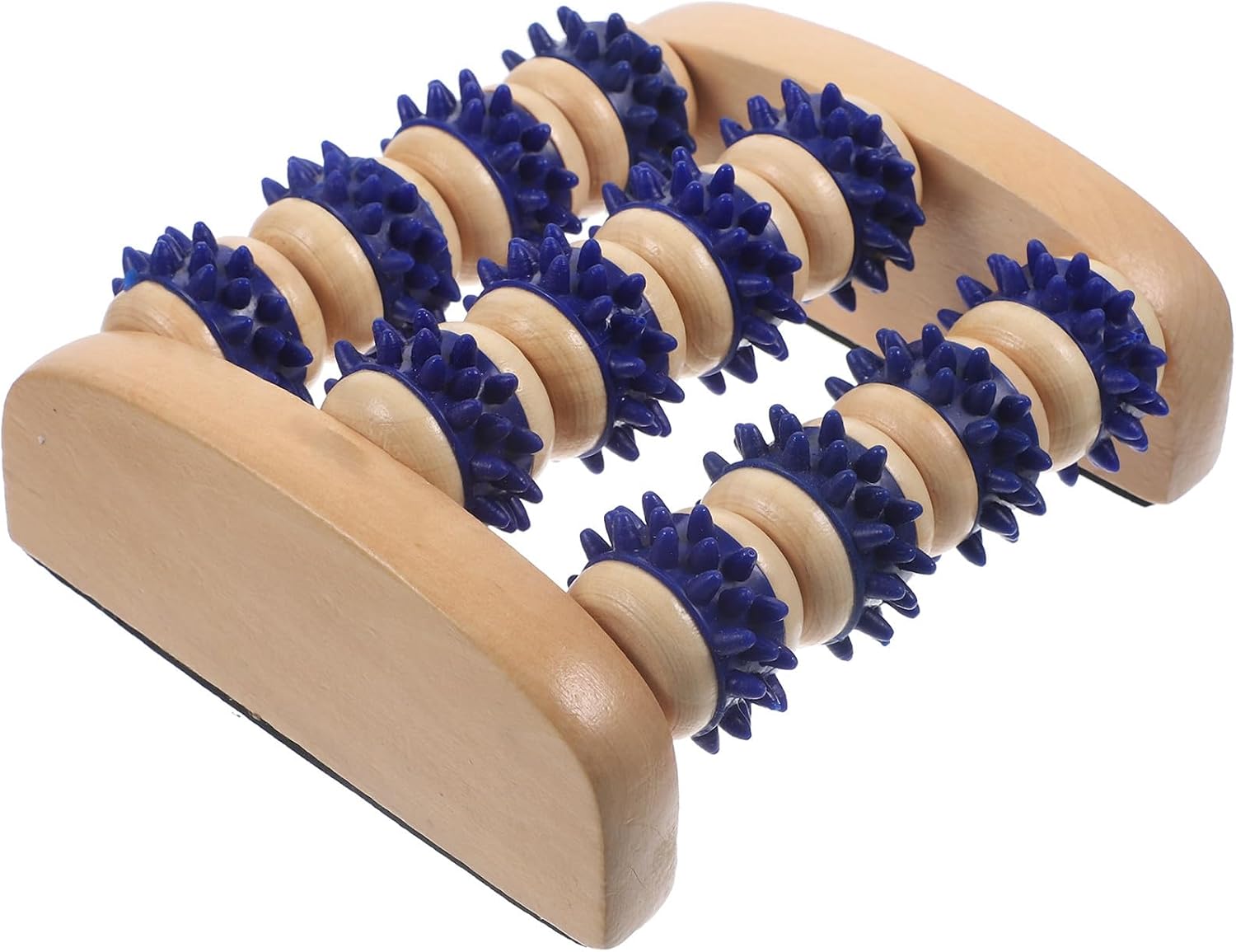 Uonlytech Wooden Foot Roller Massager for Acupoint Massage and Reflexology Manual Foot Massage Tool and Legs Relaxation Therapy for Daily Use and Plantar Fasciitis Relief