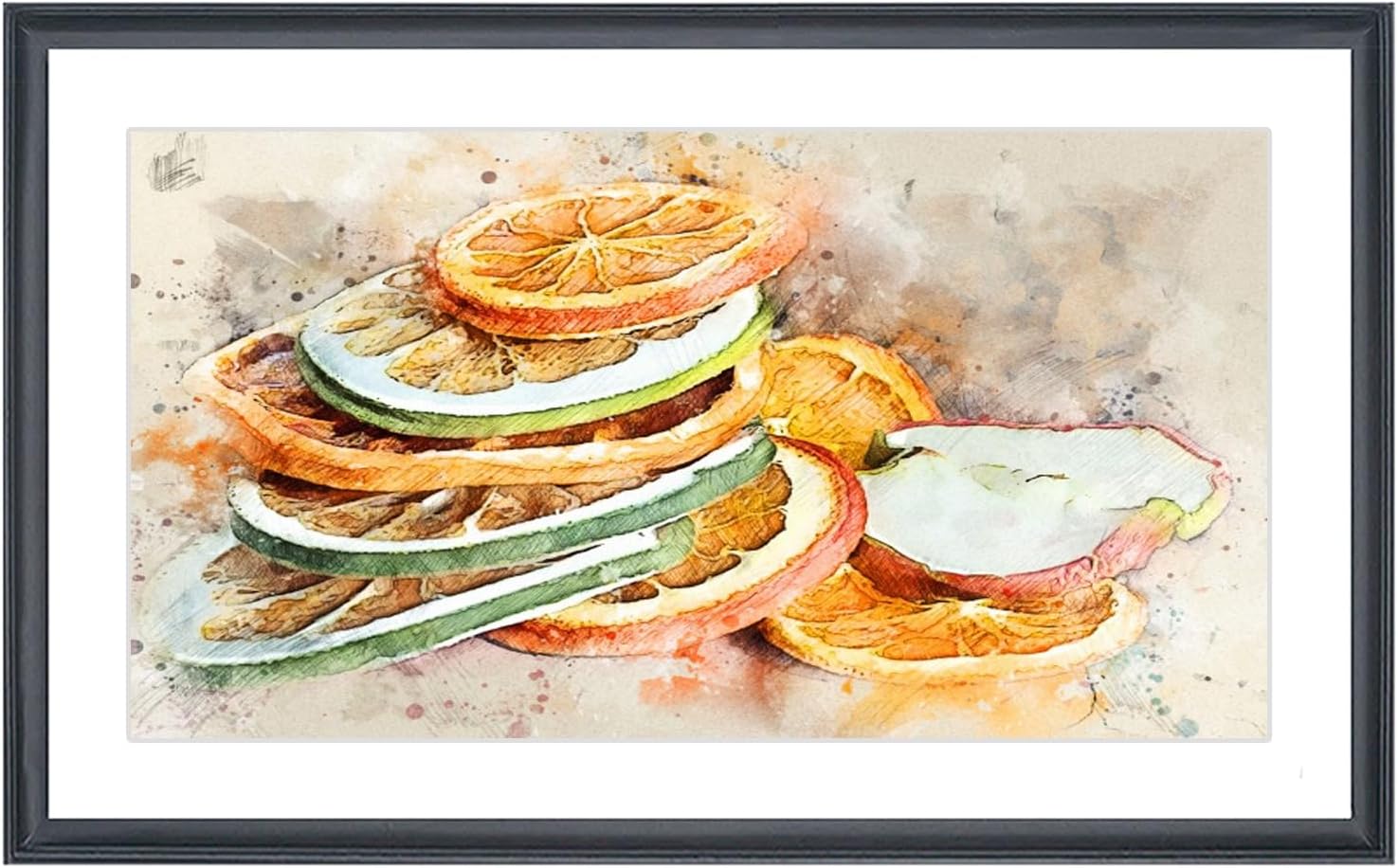 Mxtallup 17x34 Picture Frame Black Solid Wood 13X30 Frame Fits Photo 17x34 without Mat or 13x30 with mat (T23B1734W1330)