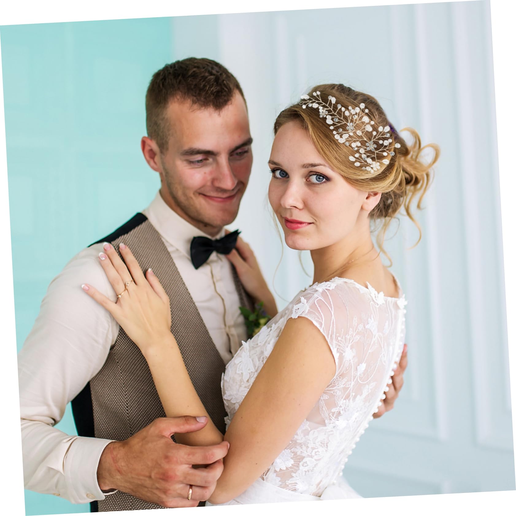 Baluue 3stücke Braut Haarschmuck Mit Strass Handgefertigte Haarvine Für Hochzeiten Kopfbedeckung Mit Kamm Für Braut Hochzeitsfeier Und Besondere Anlässe