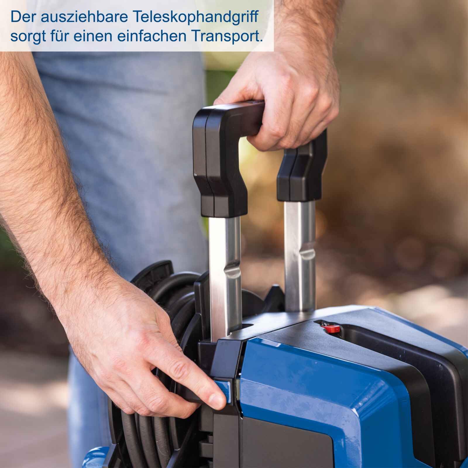 Scheppach Hochdruckreiniger SHD180 Terrassenreiniger mit 180 Bar & 2400W