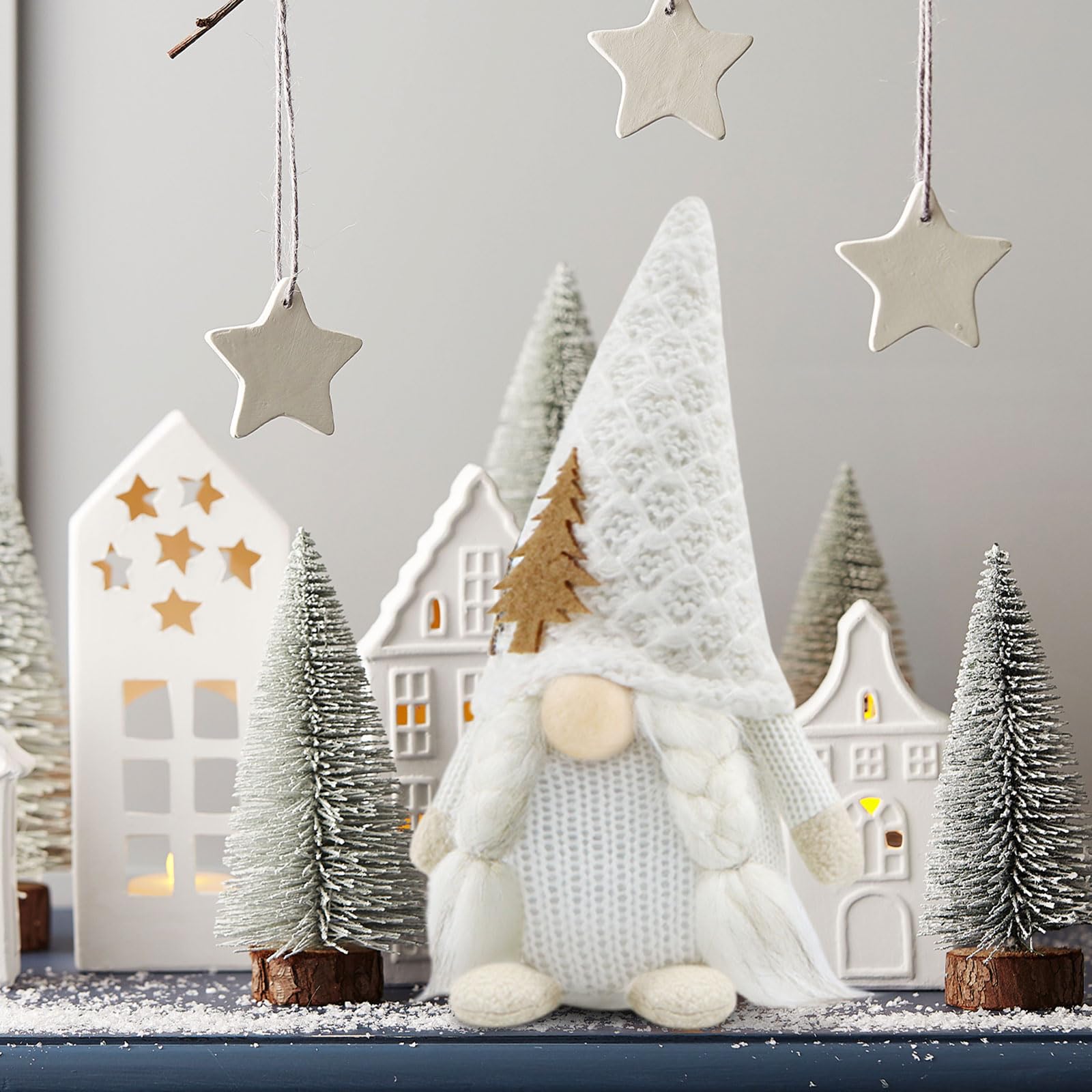 Lot De 10 Gnomes De Noël En Peluche – Adorables Décorations Suspendues Sans Visage Pour Sapin, Maison Et Cadeaux Festifs