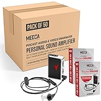 Vista 11 de Amplificador de sonido personal - Dispositivo amplificador de audio personal y dispositivo potenciador de voz para ganancia de sonido de 50 dB