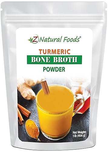 Caldo de hueso de cúrcuma en polvo (bovino)  Hecho en Estados Unidos  Proteína + colágeno + aminoácidos  Suplemento de carne superalimento para