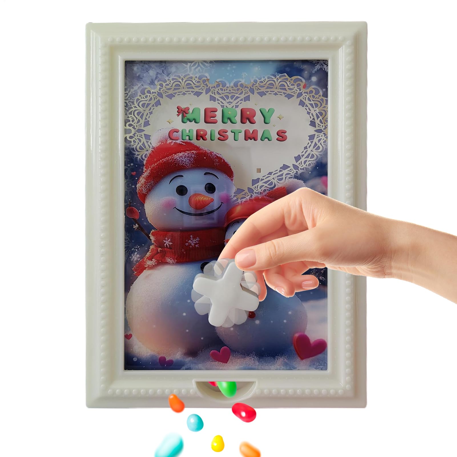 Cadre photo distributeur de boules fini le desordre decoration compacte enfant