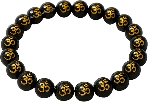 Miniatura 452 de Amazing Gemstone Pulsera de cristal para mujeres y hombres, pulsera de cristal curativo de protección, pulsera elástica con cuentas de piedras