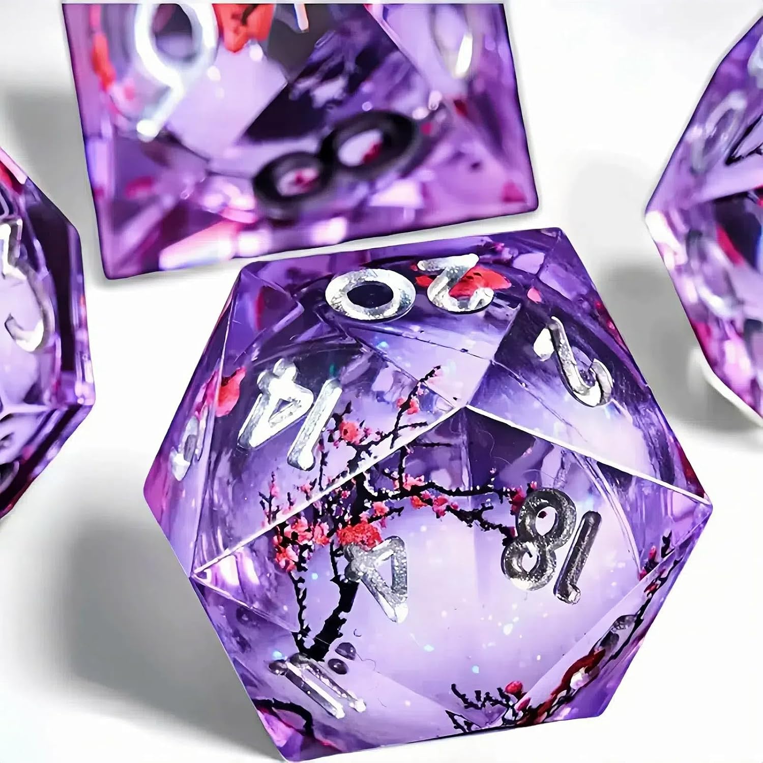 Dungeons and Dragons dice Set DND, polyhedral D&D Resin dice Set, Suitable for Role-Playing dice Game RPG Pathfinder DND dice Set