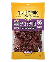 Vista 12 de Tillamook Country Smoker Carne Seca de Res Ahumada con Madera Dura Real, Glaseada con Miel, 10 Onzas