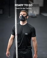 Phantom Athletics Edzőmaszk - Állítható Légzésellenállás Sportolóknak, S Méret, Karbon Szín, Futáshoz, Kerékpározáshoz 5