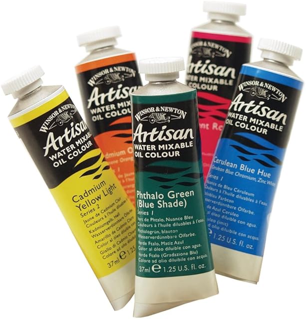 Winsor & Newton Artisan farba olejna, mieszalna w wodzie, tubka 200 ml  kadm żółty ciemny odcień