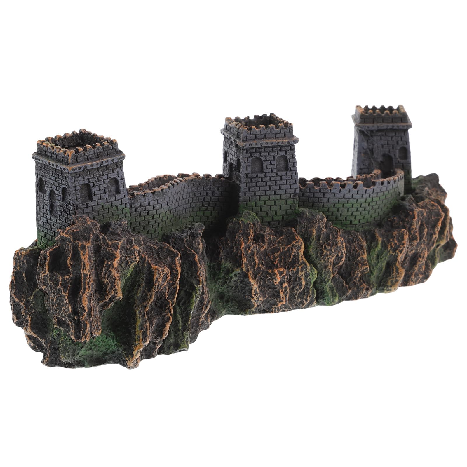 Pont en résine pour aquarium décoratif TEHAUX, ornement miniature de maison