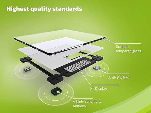 Miniatura 4 de Soehnle Style Sense Comfort - Báscula electrónica de baño (escala 100), color blanco