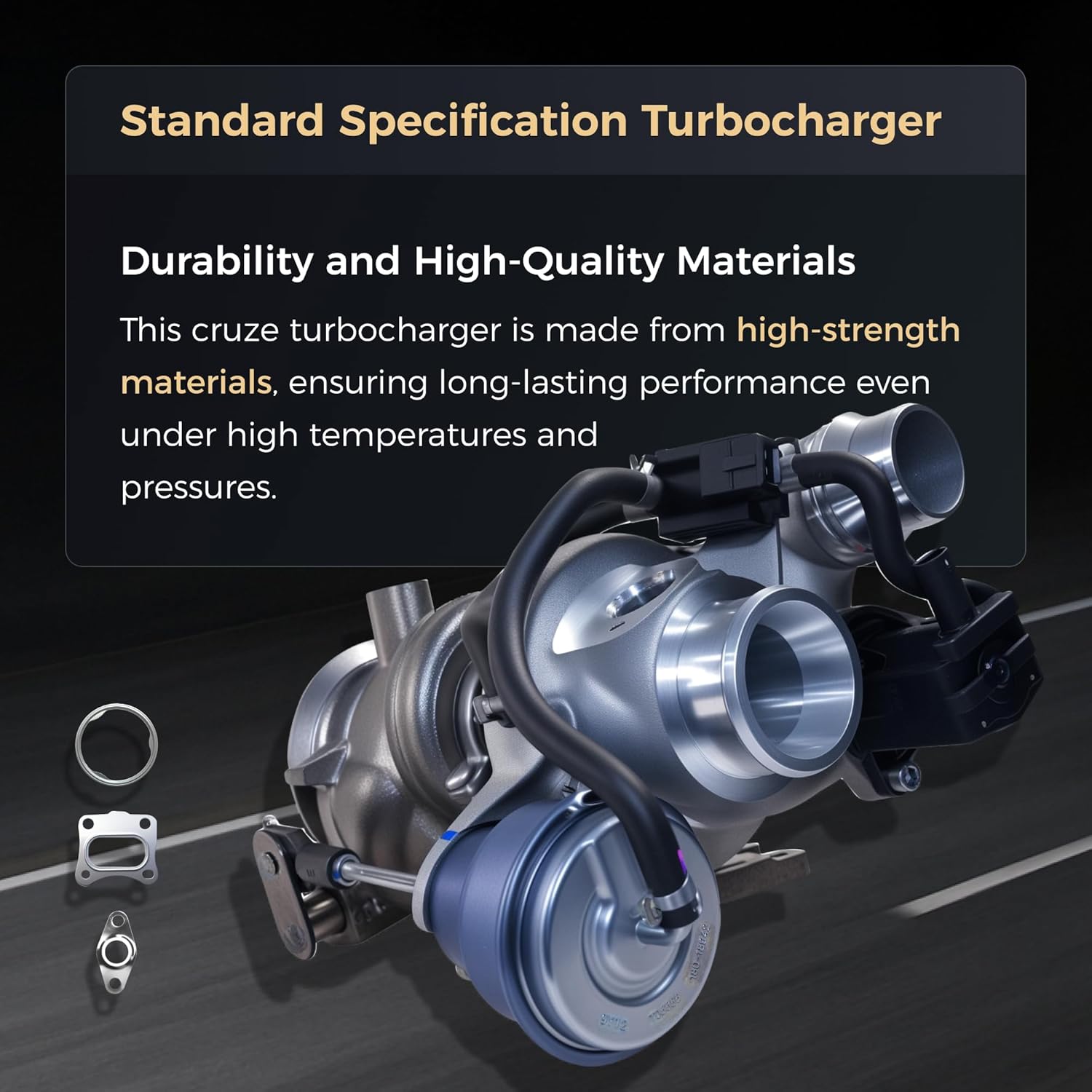 12685688 Turbo Turbocharger Kit for 2018-2022 Chevrolet Equinox & GMC Terrain 1.5L, Replacement for 667442, 12679399, 12679699, 4918004160