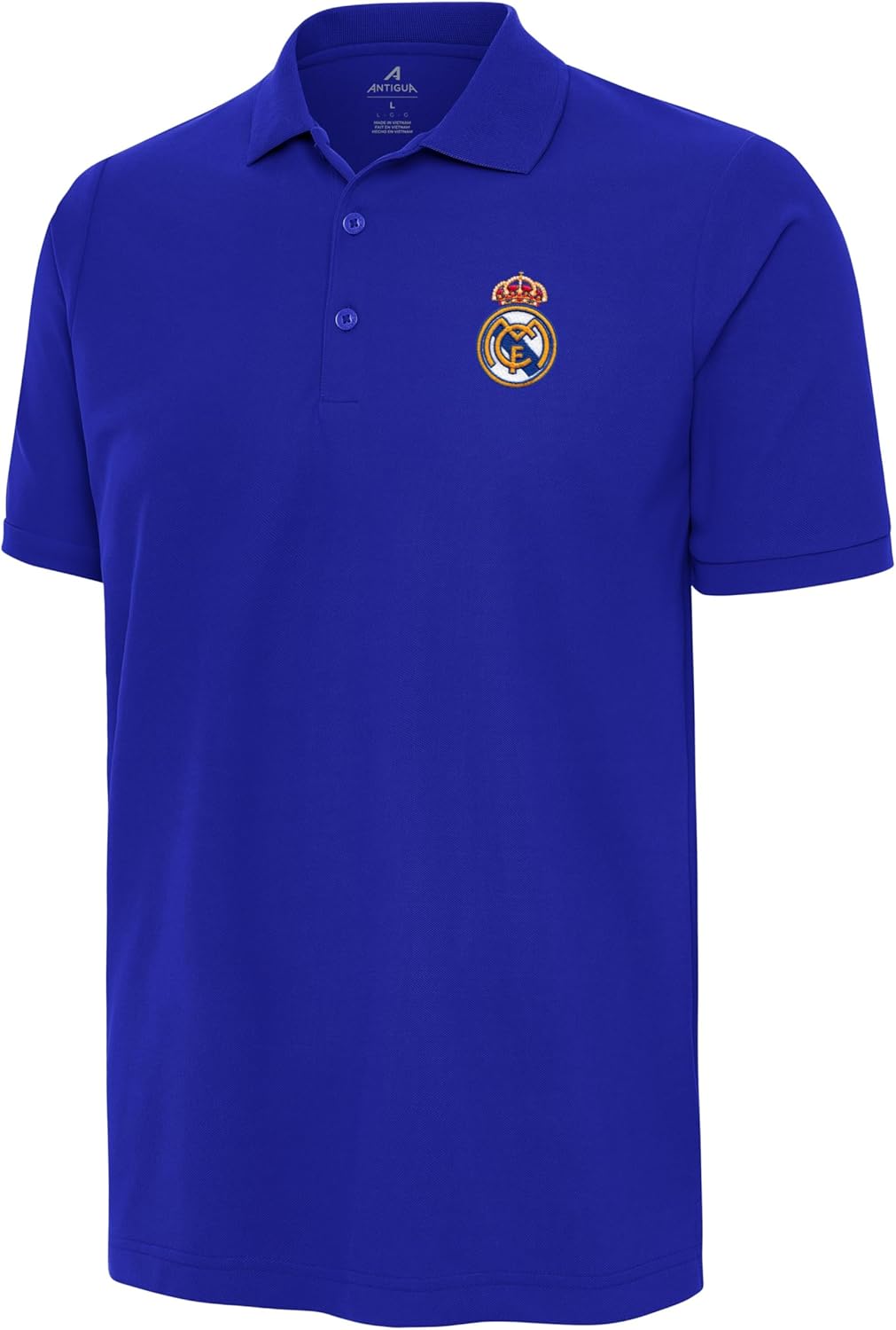 Real Madrid Legacy Pique Polo, Mens, Dark Royal, Large
