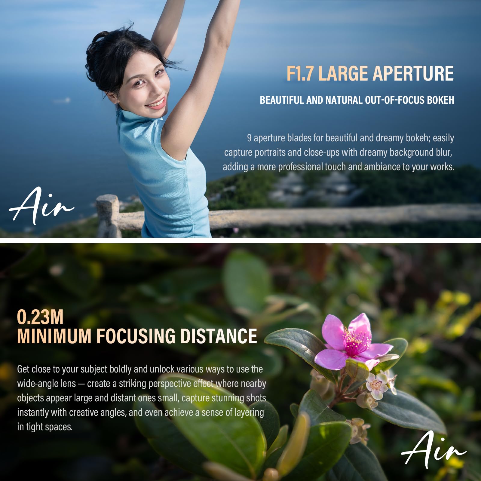 VILTROX 15mm F1.7 Aria Obiettivo Autofocus per Nikon Z Mount Lenses STM APS-C Grande Apertura Camera Flash Grandangolari Compatibili con Nikon Z9 Z8 Z7 Z6 Z5 Z50 Z30 ZFC