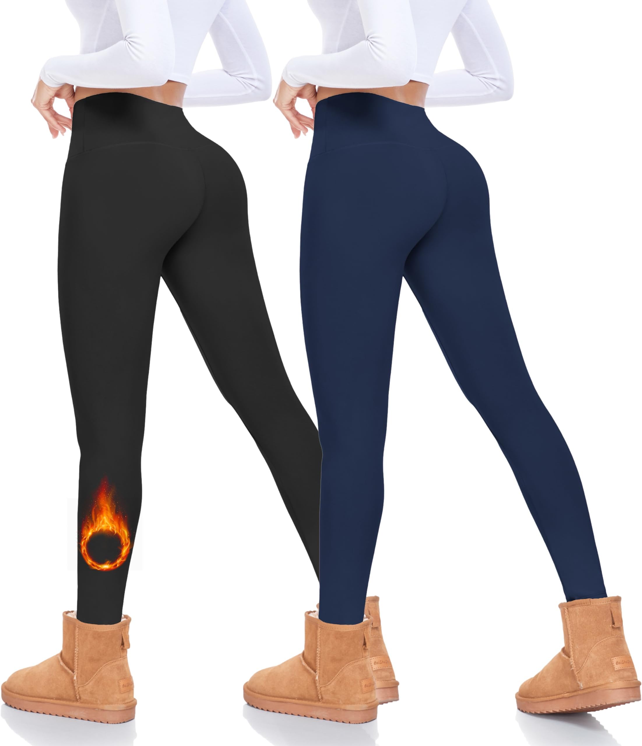 FULLSOFT 8" Workout Biker Shorts with Pockets for Women High Waisted-Yoga Athletic Running Spandex Stretchy Pants for Summer