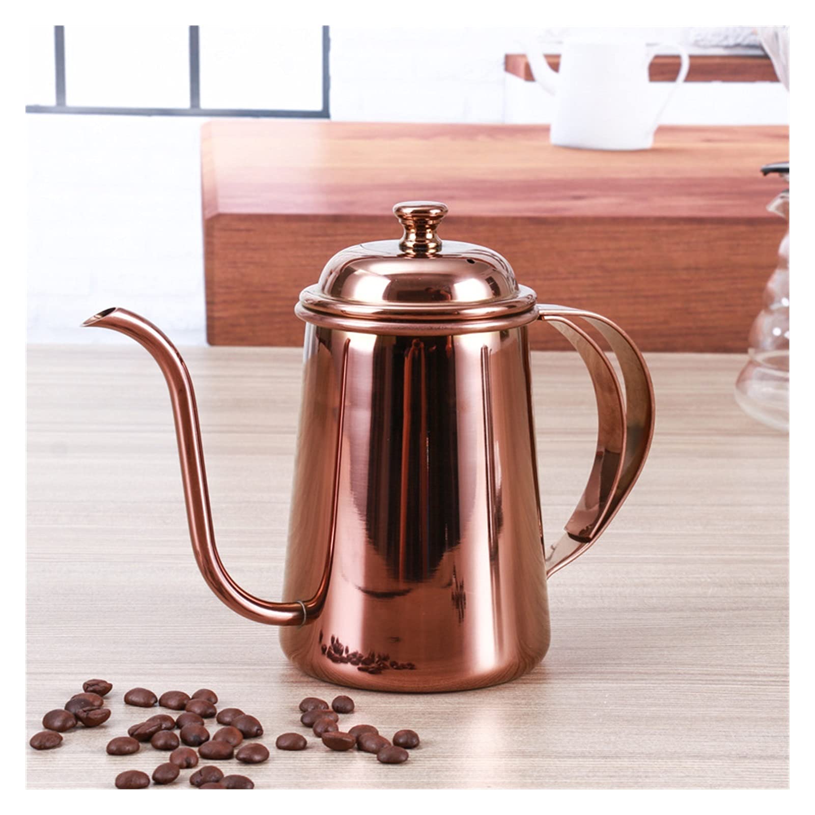 Amazon | フレンチプレスポット ステンレス鋼のコーヒーポット650ml長