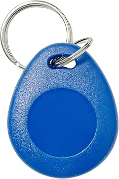 100 pcs 26 Bit Proximity Key Fobs Weigand Prox Keyfobs Compatable with ISOProx 1386 1326 H10301 Format Readers Blue
