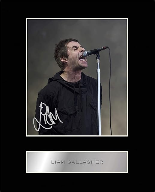 Liam Gallagher Signed Mounted Photo Display #1 Music Autographed Gift Picture Print