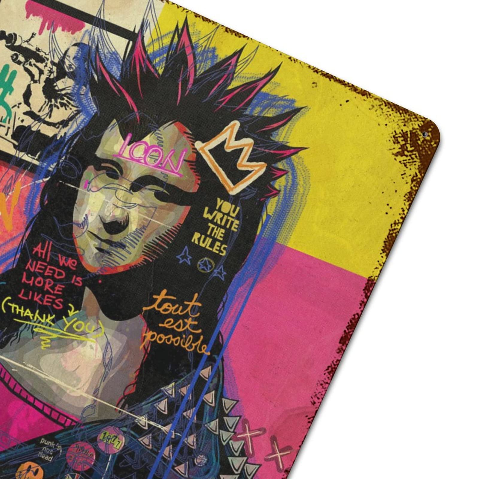 Amazon.co.jp: ブリキ看板 ブリキの絵 装飾鉄絵 アートパネル レトロな