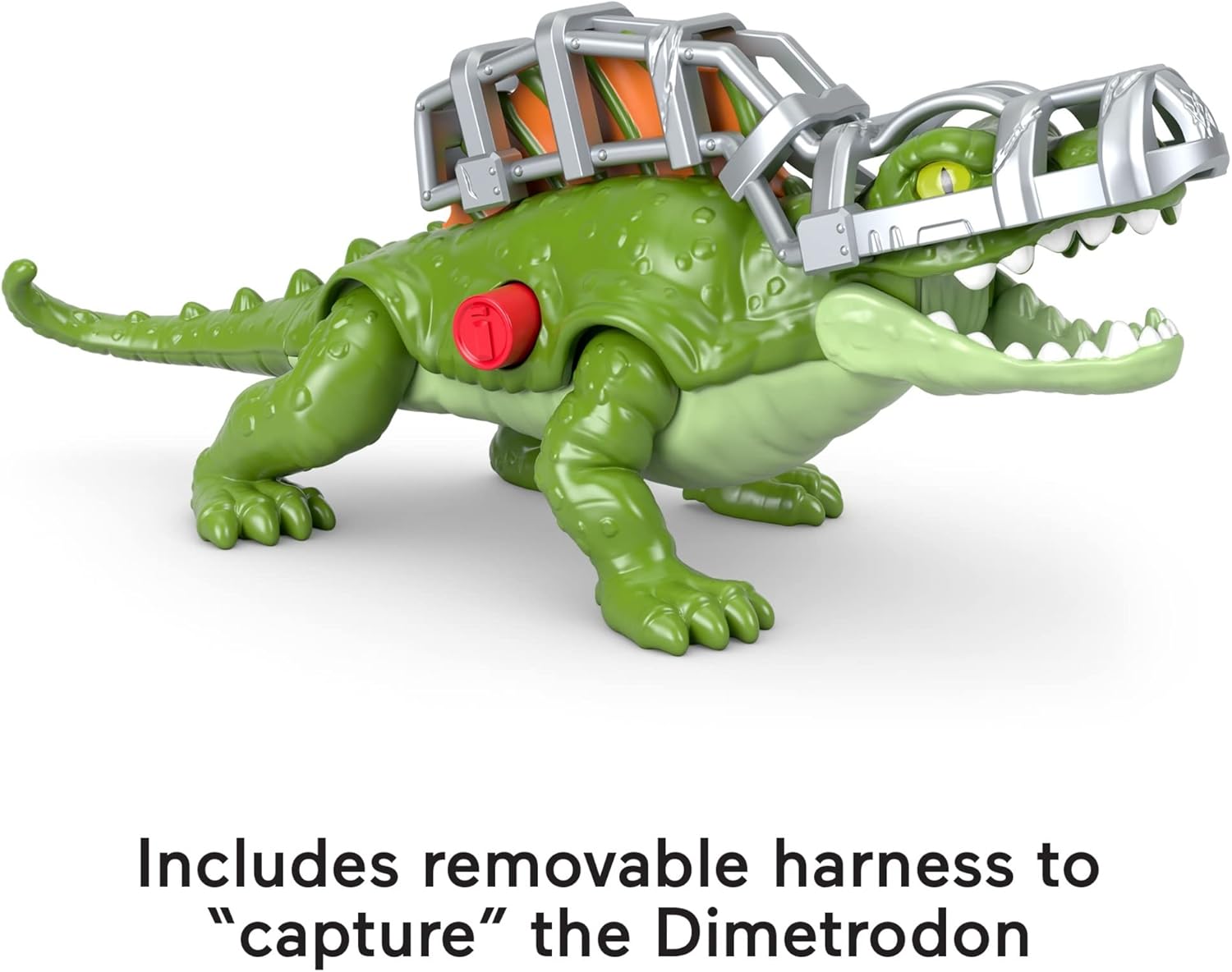 Fisher-Price Imaginext Jurassic World Dominion Dimetrodon Dinosaur Toy with Removable Harness for Preschool Kids Ages 3 and Up