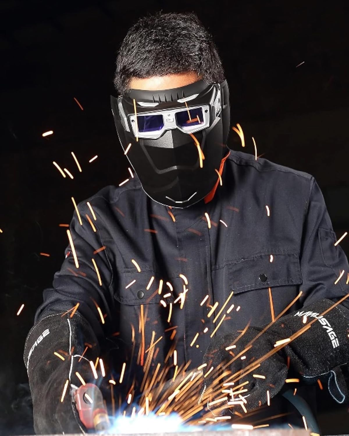 MANUSAGE Welding Glasses in Action