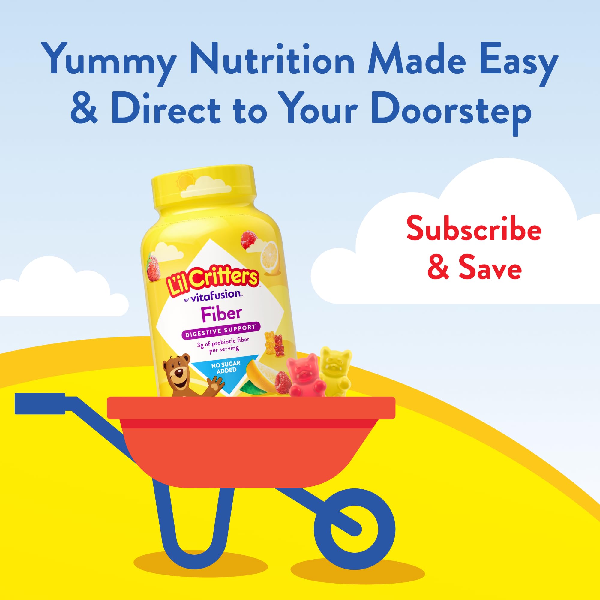 Lil Critters Kids Fiber Gummies For Digestive Support | Sugar Free — Amazon image 6