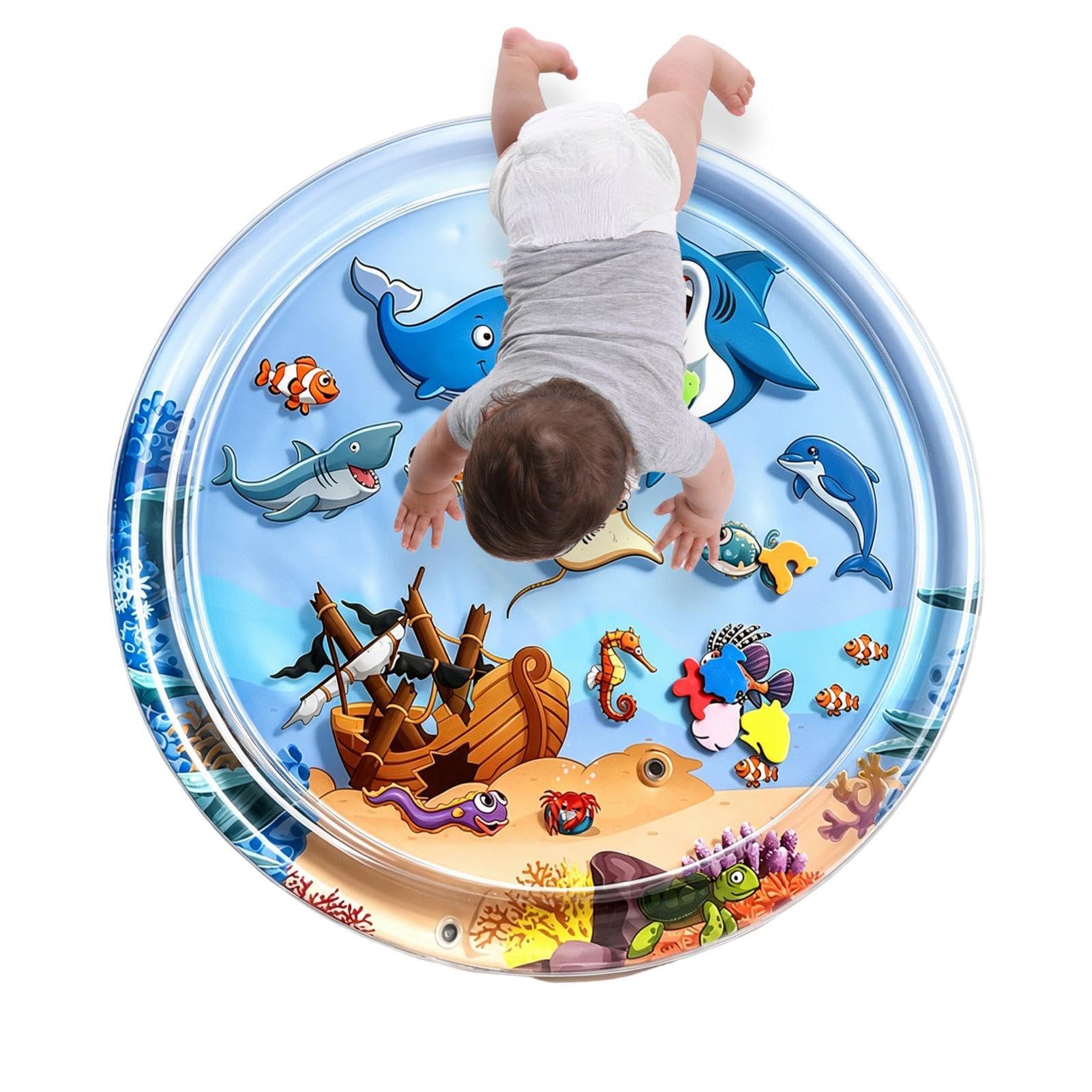 Alfombra de juegos de agua para gatos alfombrilla de juego inflable para niños interior