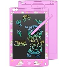 Mafiti LCD Writing Tablet 8.5 Inch Electronic Writing Drawing Pads Portable Doodle Board Gifts for Kids Toys for Girls Pink