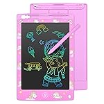Mafiti LCD Writing Tablet 8.5 Inch Electronic Writing Drawing Pads Portable Doodle Board Gifts for Kids Toys for Girls Pink