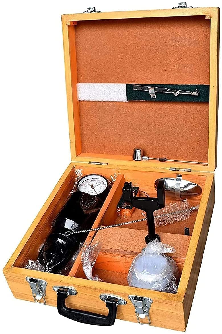 Rapid Moisture Meter – Complete Apparatus – Packed in Wooden case for Ease in Storage and Transportation (Analog)