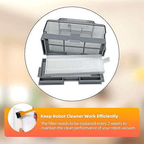 Miniatura 5 de Accesorios de repuesto compatibles con Lefant M210 M210s M210B M213, OKP Life K2 K3 K3A K4 K5 Robot Aspirador Piezas de Repuesto 8 Cepilladores