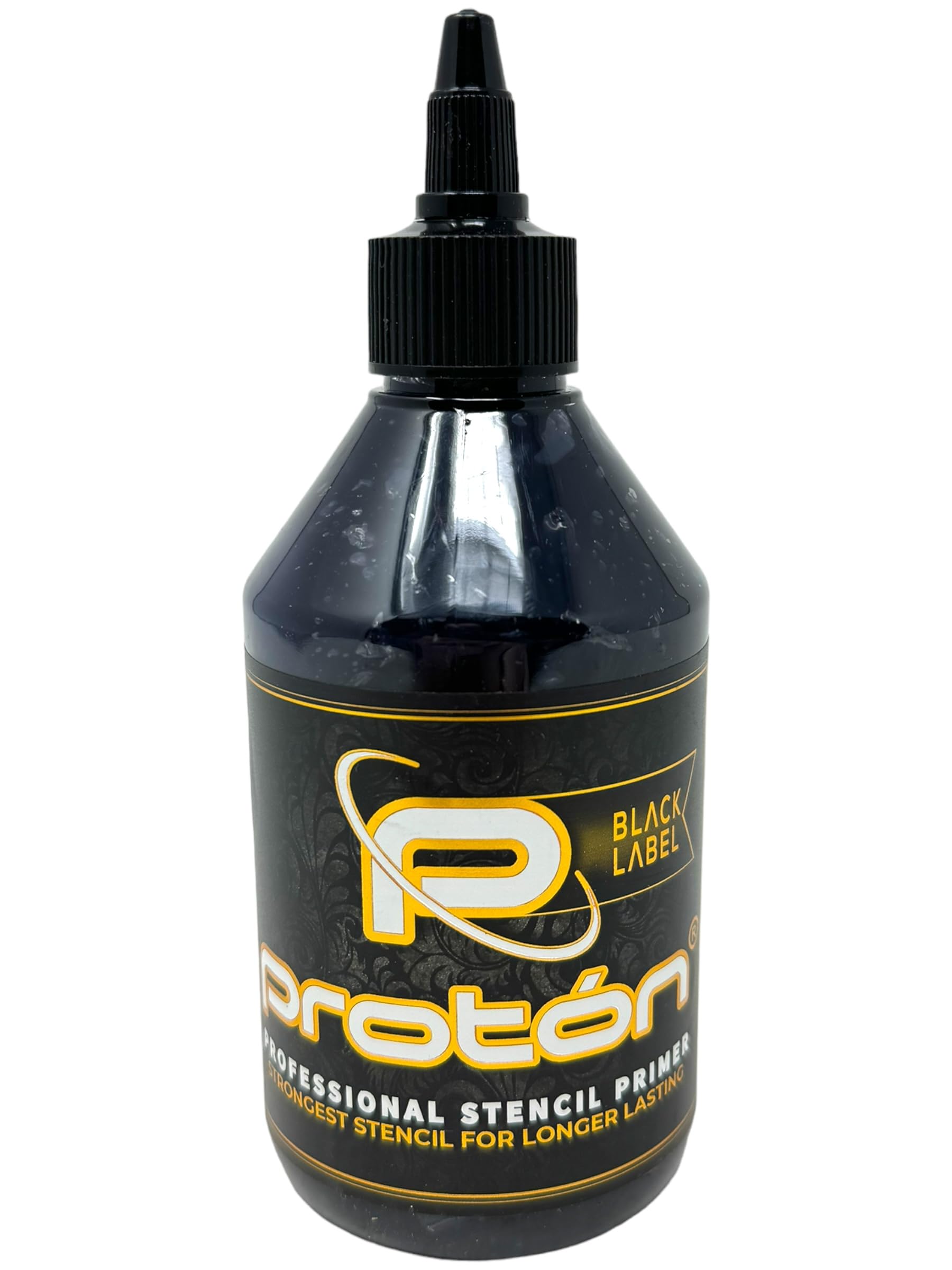 Tattoo [INKgrafiX] Piercing PROTON Black Label Proton Professional Stencil Primer – 250 ml – Líquido de extracción – Sello adhesivo – Tattoo INKgrafiX Alemania – PROFI STUDIO – IG69795