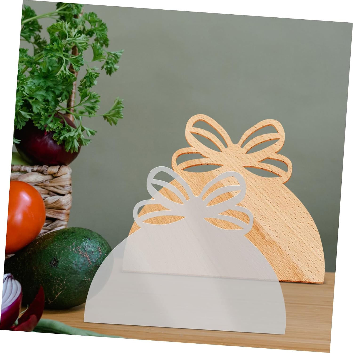 Non Slip Cutting Board Template Acrylic Charcuterie Board Handle Sturdy Material for Kitchen