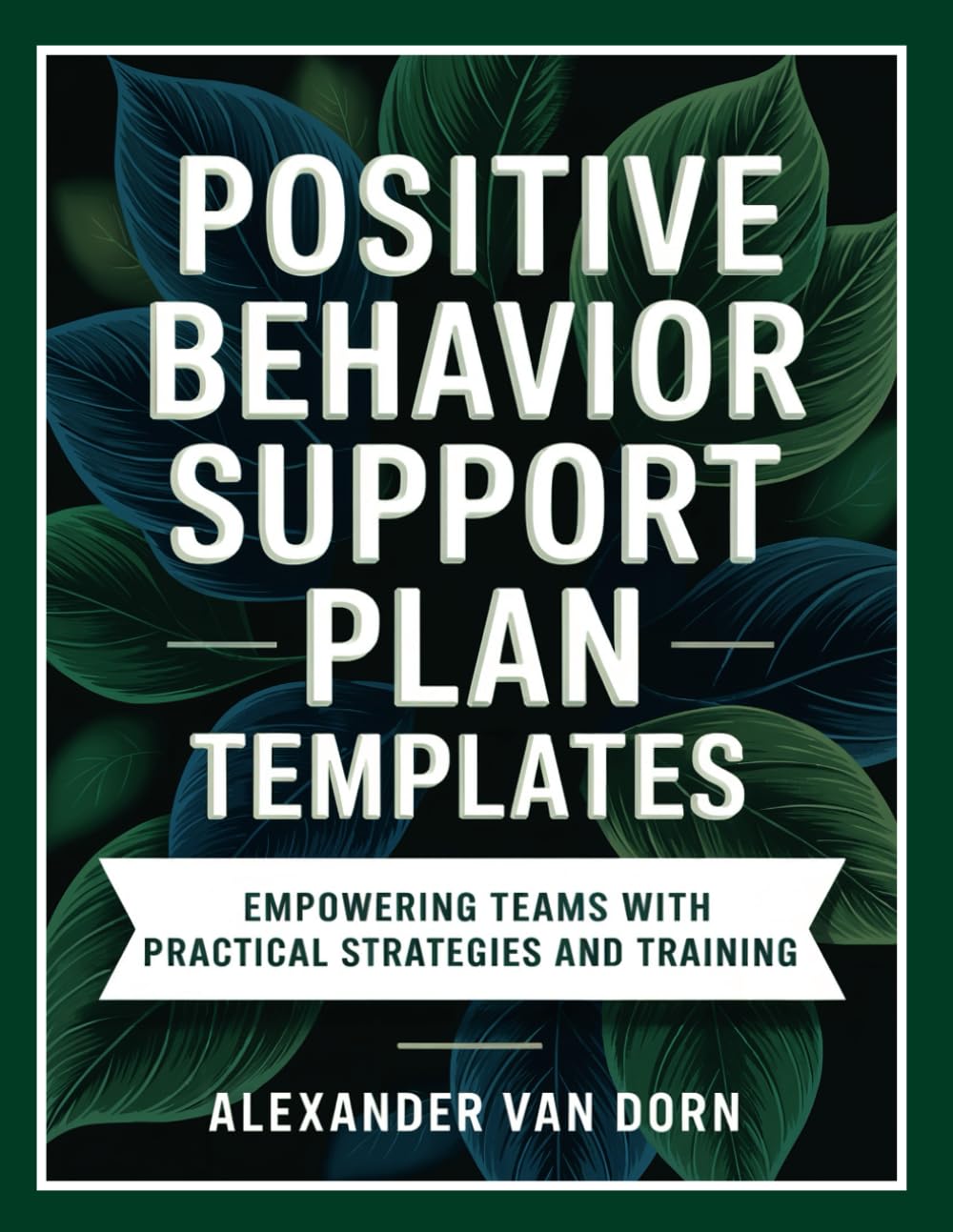 Positive Behavior Support Plan Templates: Empowering Teams with Practical Strategies and Training: Actionable Tools, Case Studies, Checklist … Van Dorn Positive Behavior Support Series)