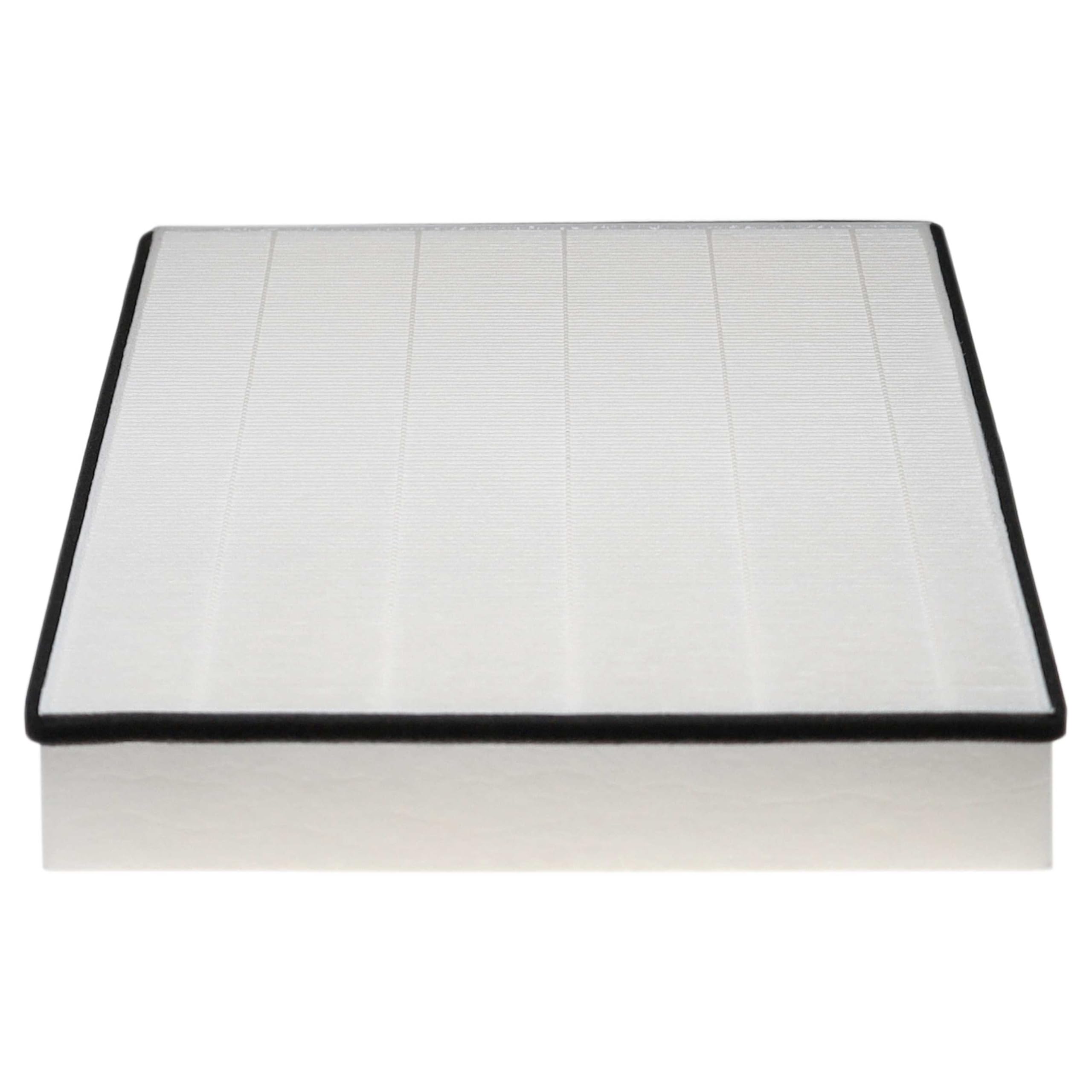 vhbw 4x Filtro polen compatible con Vallox ValloPlus 450 SE Sole, 500 SC unidad ventilación - Filtro aire F7, 45,3 x 22,5 x 5,2 cm negro blanco