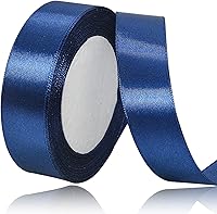 Vista 55 de Cinta de satén dorada de 3/4 pulgadas x 25 yardas, cinta de tela de color sólido para envolver regalos, manualidades, fabricación de lazos