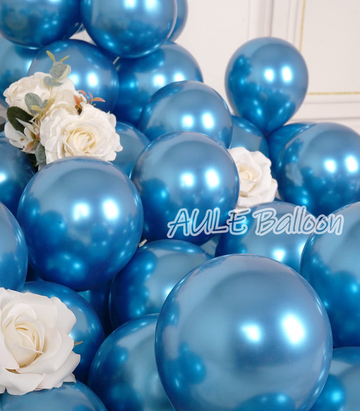 Ballons bleu marine Garland Arch Kits, avec des ballons en latex gris argent Agate des ballons pour la graduation d'anniversaire de mariage Fournitures douche bébé décorations de fête - 2026 Fête de