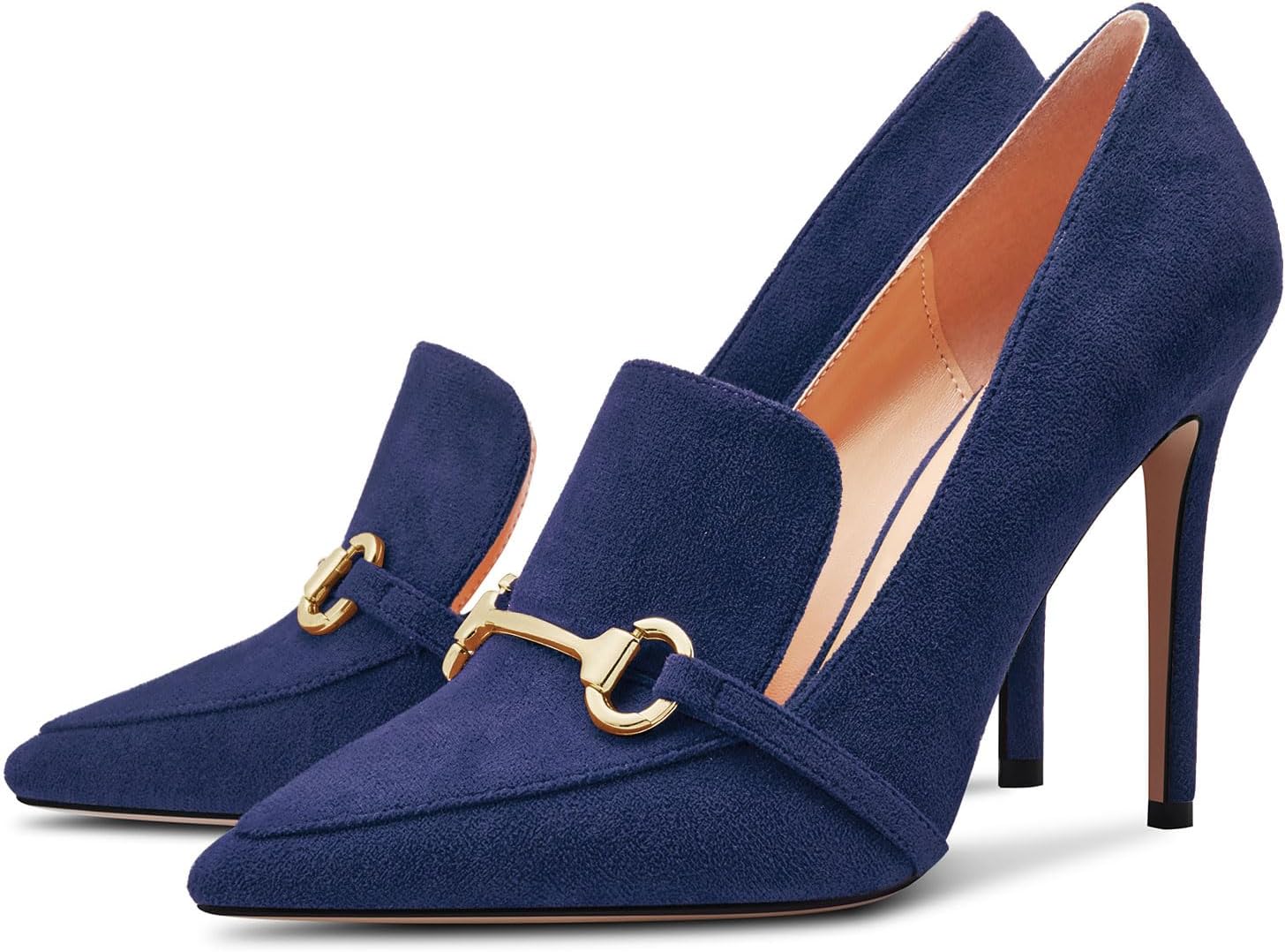 Castamere Womens High Stiletto Heel Pointed Toe Slip-on Pumps Wedding Office 3.9 Inches Heels