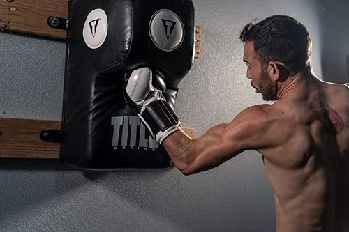 Miniatura 5 de TITLE Boxing Bolsa de entrenamiento de amenaza de montaje en pared - Bolsa de corte superior, saco de boxeo en ángulo