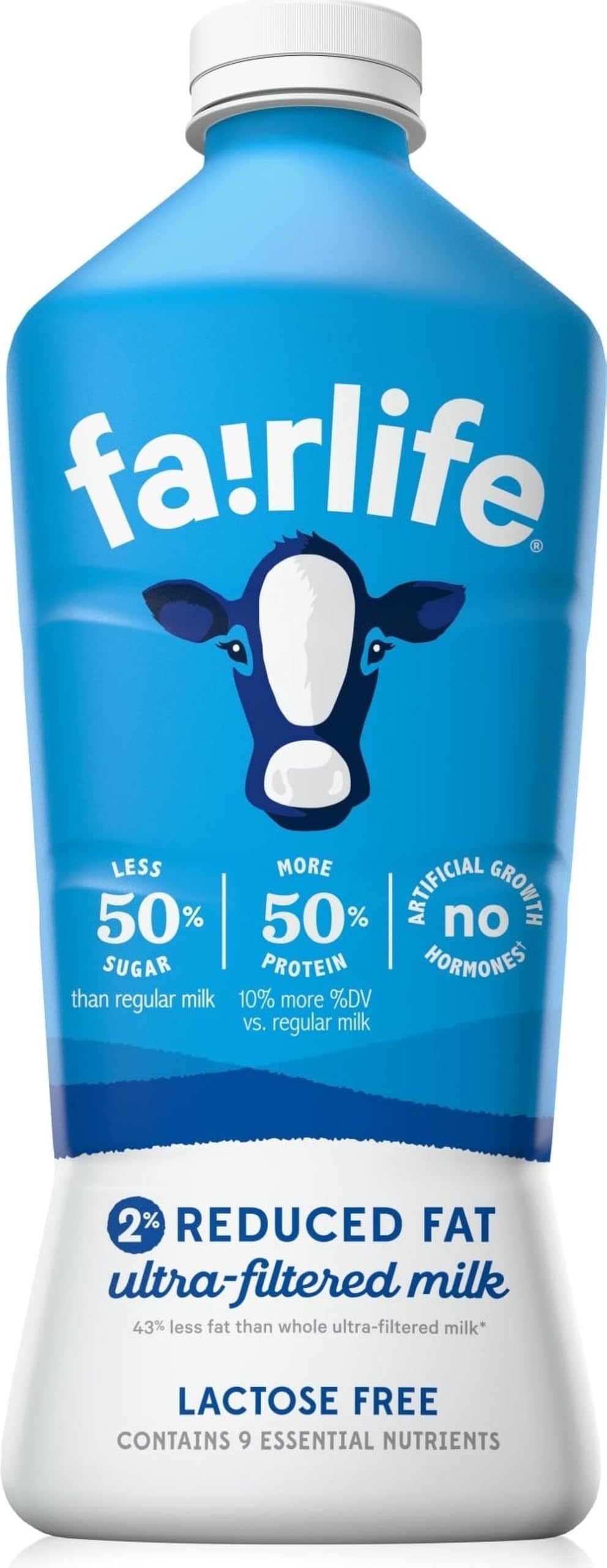 fairlife 2% Reduced Fat Ultra-Filtered Milk, Lactose Free, 52 fl oz