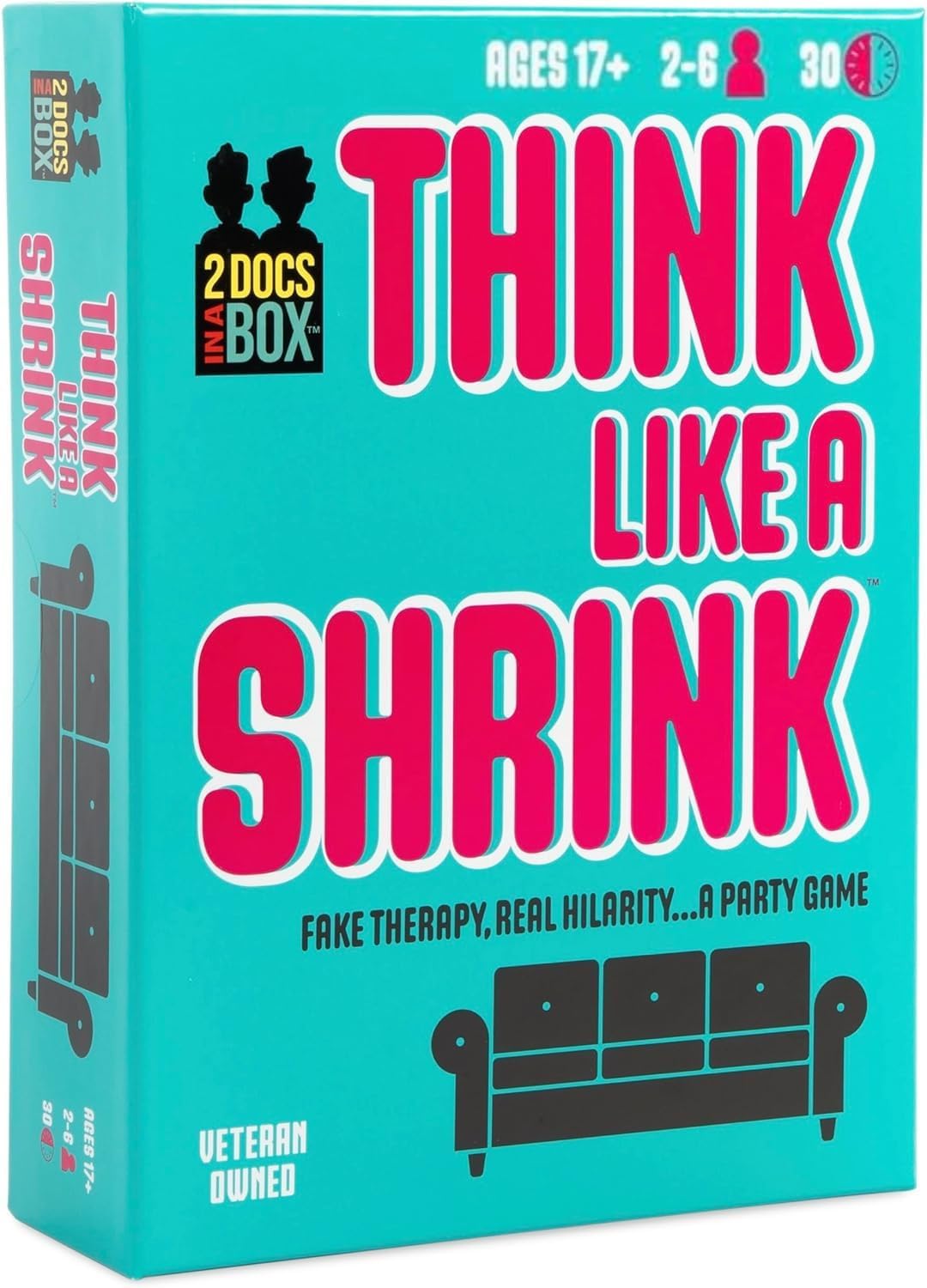 Think Like A Shrink - Psychology Skills Put to Test - Board Games for Adults and Family, Card Games for Family Game Nights, 2-6 Players