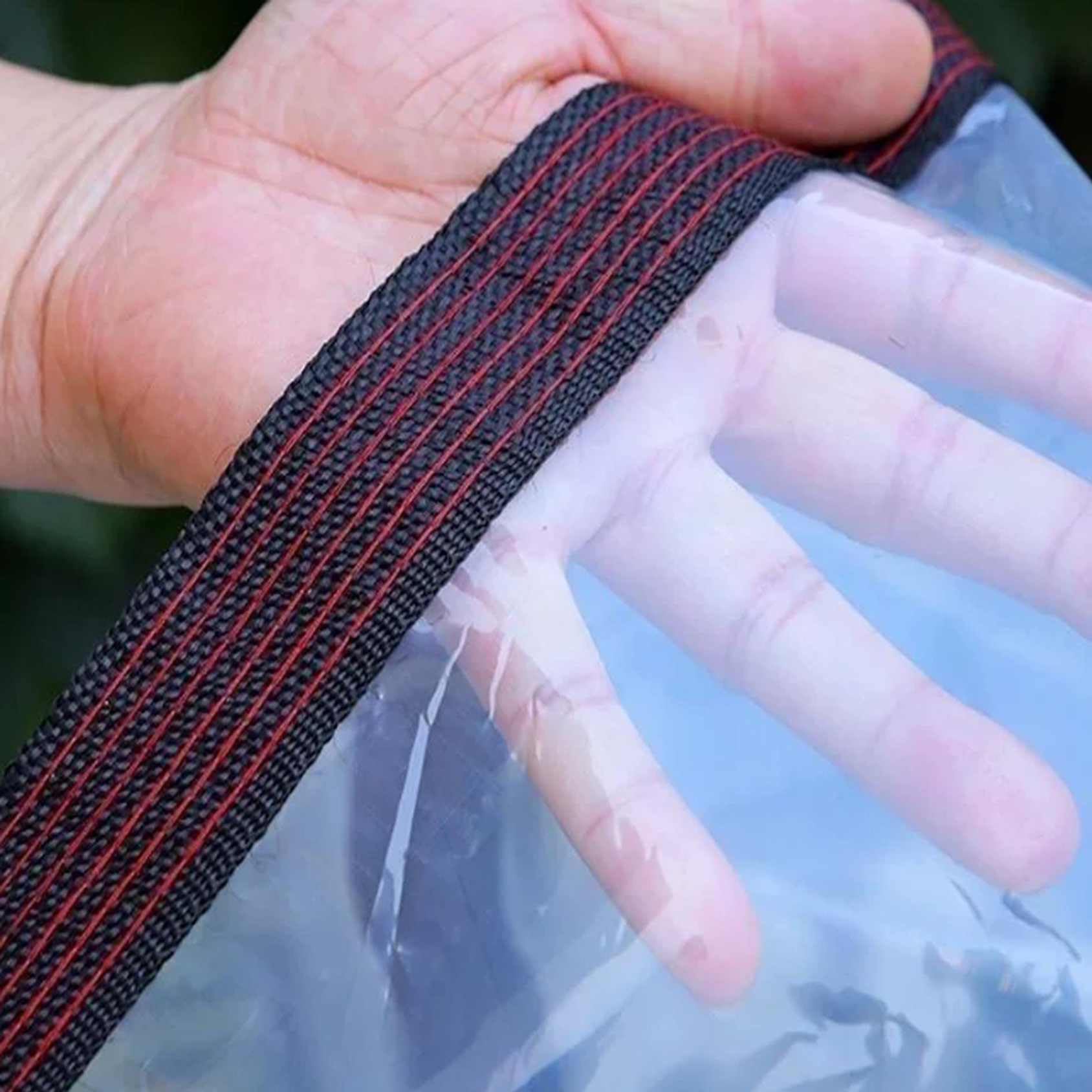 Bâche Transparente PE 90%, avec Œillets, Imperméable pour Mobilier