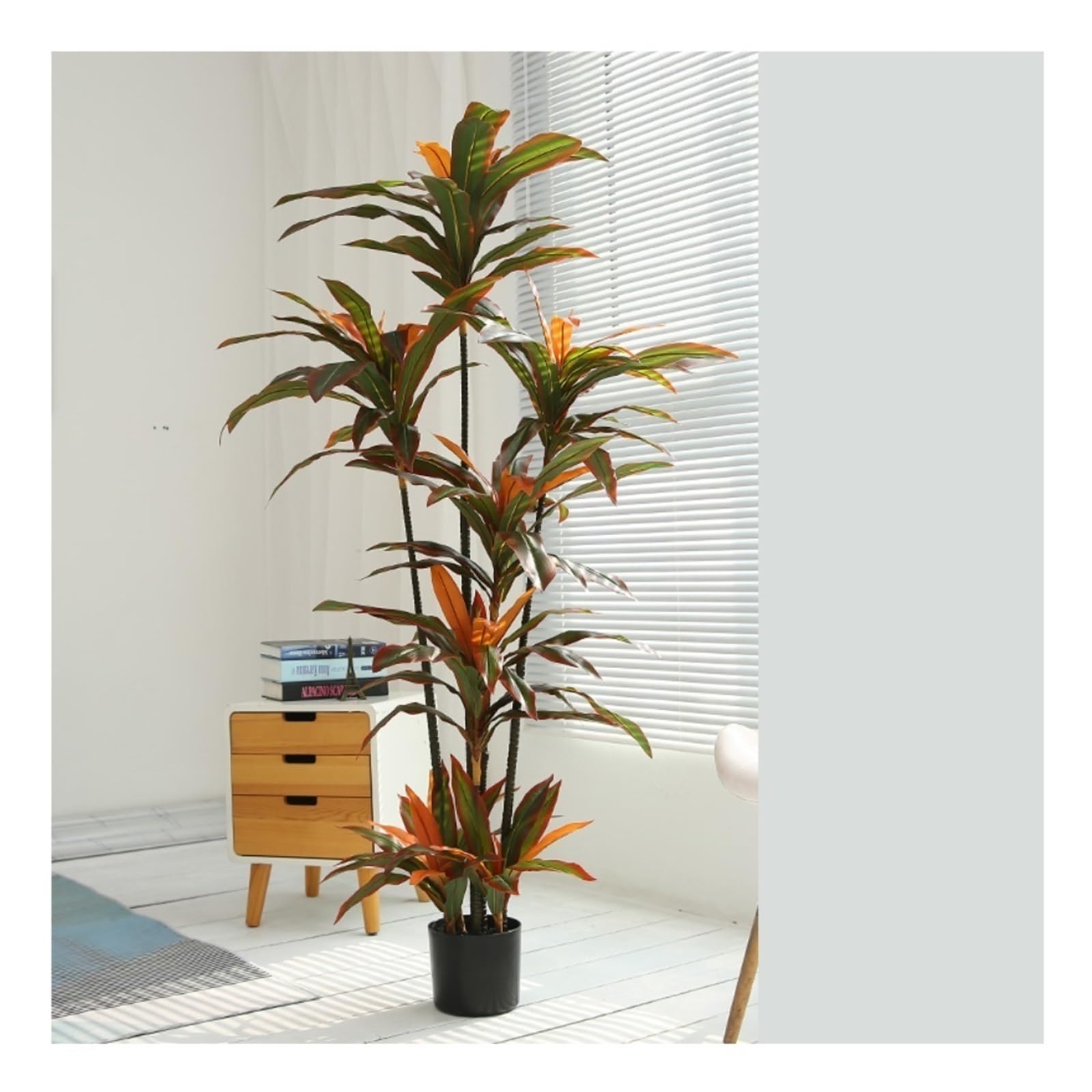Ngdfgr As Known Indoor Simulation Green Plant Artificial Tree Living Room Fake Tree Decoration Artificial Plants Artificial Tree,150Cm