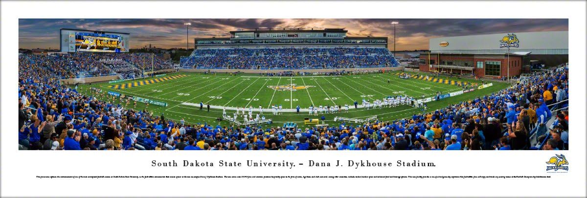South Dakota State Football - 1st Game at Dykhouse Stadium - Blakeway Panoramas College Sports Posters