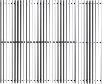 SF4104 4-Pack 17.75" Stainless Steel Cooking Grates Replacement for Gas Grill Models Brinkmann 810-3660-S 810-3661-F 810-9610-F 810-9620-0 810-6680-s and Smoke Canyon GR2002401-5C-00,Set of 4